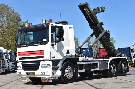 DAF CF 85.410 6x2 + HOOKLIFT - PTO - EEV - 550 TKM - WHEELBASE: 420 CM - GOOD CONDITION -