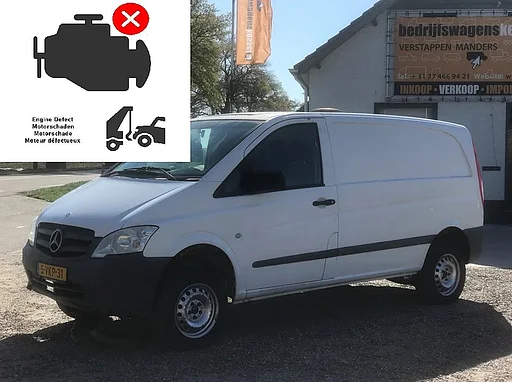 Mercedes-Benz Vito 113 CDI 4x4 AWD 4WD euro 5 motorschade