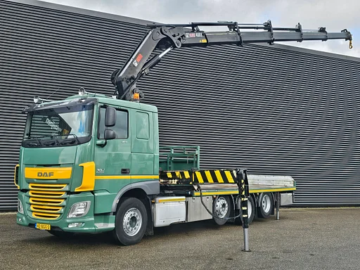 DAF XF 460 8x2 / HIAB CRANE + REMOTE / KRAN / GRUA