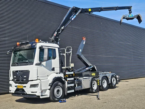 MAN TGS 35.480 8x4-4 / HMF Z KRAAN / VDL HAAK