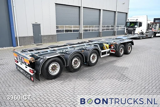 D-TEC COMBITRAILER S-LINE CT-521-S | 2x20-40ft HC * 3x STEERING * 4x LIFT AXLE * SAF/DISC * TUV/MOT 07-2026