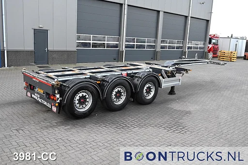 Pacton ET3 | 2x20-30-40-45ft HC * SAF/DISC * 2x EXTENDABLE * NL TRAILER * APK 06-2026