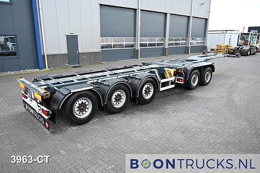 D-TEC COMBITRAILER S-LINE CT-521-S | 2x20-40ft HC * 3x STUURAS * 4x LIFTAS * SAF/DISC * APK 10-2026