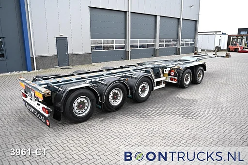 D-TEC COMBITRAILER S-LINE CT-521-S | 2x20-40ft HC * 3x STUURAS * 4x LIFTAS * SAF/DISC * APK 06-2026