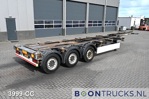 Schmitz Cargobull SCF 24 | 2x20-30-40-45ft HC * LIFT AXLE * DISC * 2x EXTENDABLE * NL TRAILER * APK 12-2026