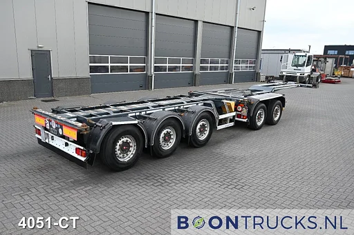 D-TEC COMBITRAILER S-LINE CT-521-S | 2x20-40ft HC * 3x STUURAS * 4x LIFTAS * SAF/DISC