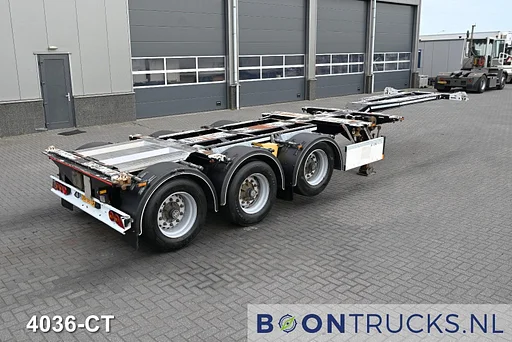 D-TEC FLEXITRAILER 2x20-30-40-45ft HC * ADR * 3x EXTANDABLE * LIFT AXLE * BPW/DRUM * NL TRAILER