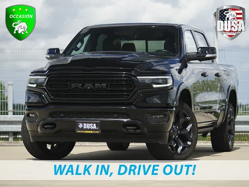 Dodge RAM | 1500 | Limited | 5.7 V8 | 4x4 | Crew Cab | Night Edition | HEMI | Panorama | Deksel | Full Nieuw binnen!