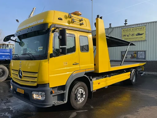 Mercedes-Benz Atego 1530 Recovery Truck Euro6 GRS 6TX2 3 Cars Winch + Remote Joystick Dutch Truck Airco Good Condition