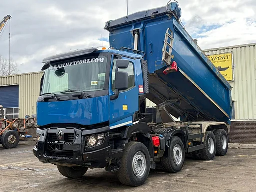 Renault K 460 Kipper Euro 6 Retarder Full Steel Suspension Big Axle Airco Good Condition