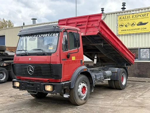 Mercedes-Benz SK 1722 Kipper Full Steel Suspension Manual Gearbox Big Axle Good Condition