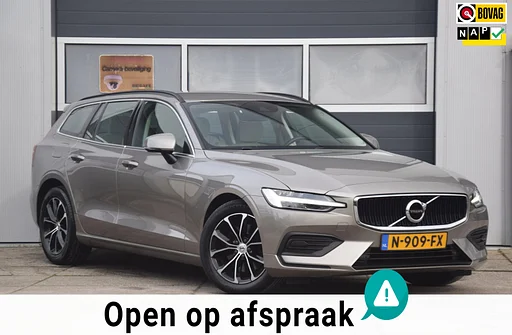Volvo V60 2.0 B3 Momentum Business UITKLAPBARE TREKHAAK/LEDEREN BEKLEDING/COMFORT-STOELEN