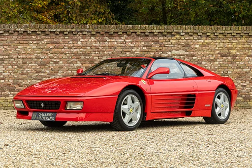 Ferrari 348 TS "Well-preserved condition" Beautifully preserved both inside and out, Ferrari color scheme Rosso Corsa paint with a black interior, Well detailed on behalf of the last owner, Pininfarina designer Leonardo Fioravanti drew inspiration from the iconic Ferrari Testarossa, In mint and more than accurate condition,