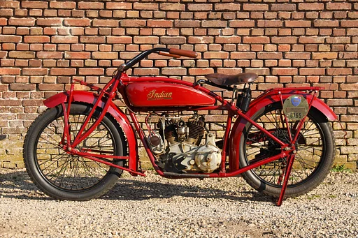 Indian Scout 600cc "MM-Race driver Carlo Leto de Priolo" Formerly owned by Mille Miglia-racer and daredevil Carlo Leto de Priolo, Modestly recorded with the accurate documents for the correct historical facts,"Looks great in any office", "A true museum piece" - Formerly part of the permanent collection of the Umberto Panini Museum, Restored while preserving its historical authenticity under the watching eye of Mr Panini,