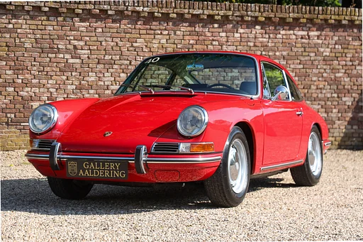 Porsche 912 SWB "5-speed manual gear" A 912 with superb handling - "Recaro Pepita" retro seats (the right ones) and the 5-speed manual transmission, Restored and maintained - serviced by true enthusiasts,"Perfect body", In Polo Red—The new red since 1966: deeply rooted in Porsche's racing heritage, The last owner is sort of a member of "The Long Hood Porsche Era”,Fun fact: The 912 is lighter than the 911,