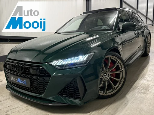 Audi RS6 C8 *ABT 700PK* Goodwood Green / Keramisch / Carbon Pakket / B&O / 22" ABT / HUD / Pano / Stoelventilatie / Soft Close / MATRIX