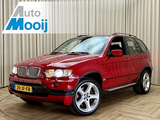 BMW X5 4.6IS V8 / Imola Rot II / Alpina 4,6L / 347 PK ///M Sport / Alcantara / Full Option / raramente