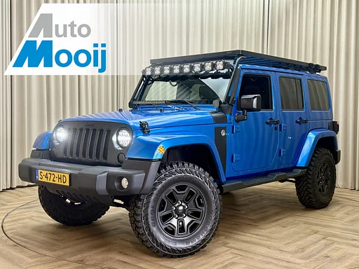 Jeep Wrangler Unlimited 4WD 3.6 V6 / 285 PK / CUSTOMIZED / Automatic / FULL LED / Lift Kit / Roof Rack / Front Runner OFF ROAD Pakket