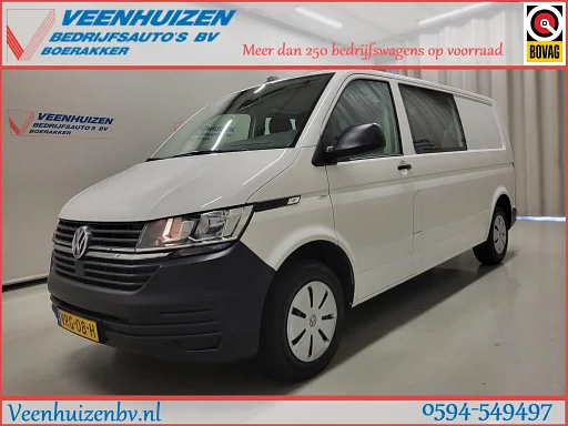Volkswagen Transporter 2.0TDI L2/H1 Dubbele Cabine Euro 6!