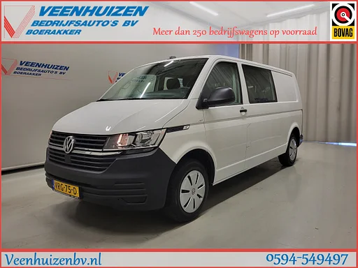 Volkswagen Transporter 2.0TDI L2/H1 Dubbele Cabine Euro 6!