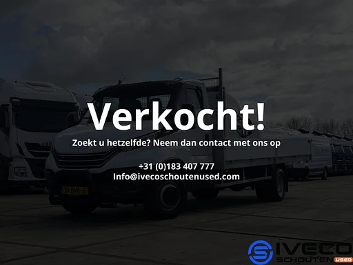 Iveco Daily 70C18HA Cruise Control | Dubbellucht | Open laadbak | Automaat | 3.0L 176PK | Trekhaak  Standplaats: Almkerk