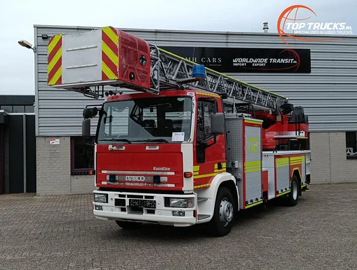 Iveco Eurocargo 150 E27 Eurofire, 30-Meter-Drehleiter. Feuerwehrleiter, Hubarbeitsbühne mit Korb.