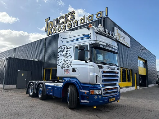 Scania R 620 A 6X2/4 + SHOWTRUCK + FULL OPTION V8 + 2x ROCKINGER HOOKS