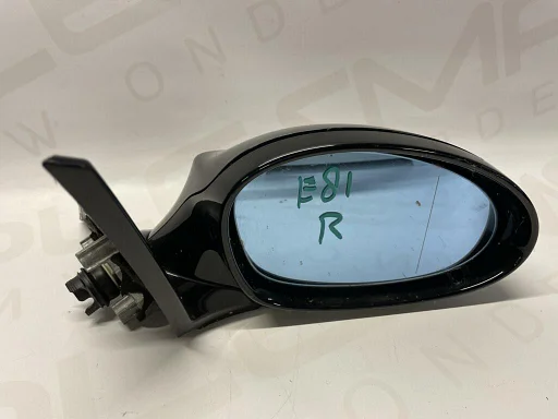 Buitenspiegel rechts monacoblau metallic BMW E81