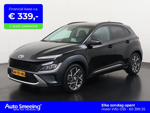 Hyundai Kona 1.6 GDI HEV Premium | Leder | Elektr stoelbediening | Head-up | domingo Open!