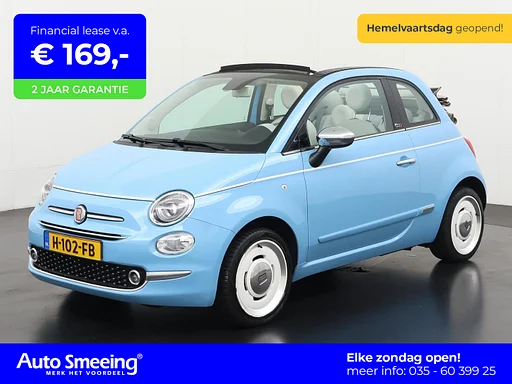 Fiat 500C 0.9 TwinAir Turbo Spiaggina 58 | Digital Cockpit | Navigatie | Parkeersensor | 12 mnd Garantie |