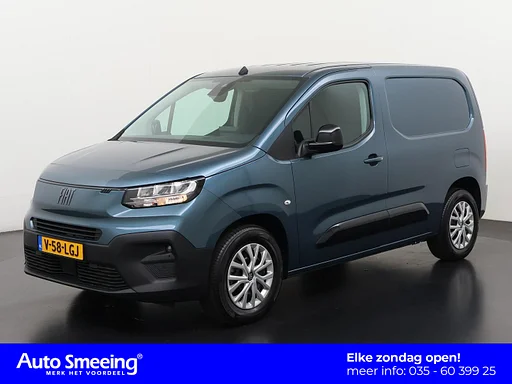 Fiat E-Doblò 136 L1 50 kWh | Navigatie | Schuifdeur | Cruise control adaptief | Zondag Open!