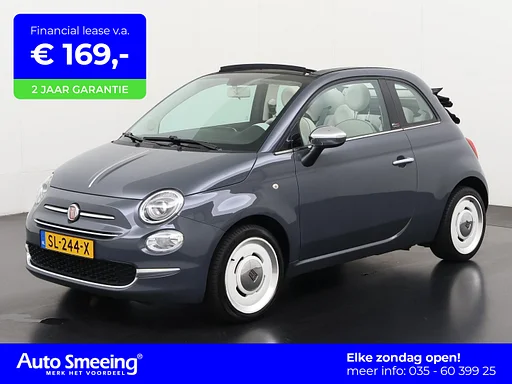 Fiat 500C 0.9 TwinAir Turbo Anniversario | Cabrio | Carplay | Zondag Open!