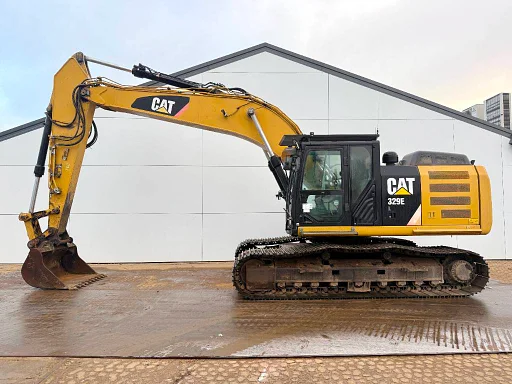 CAT 329E - Hammer Lines / Quick Coupler / Camera