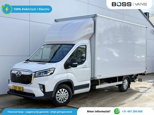 Maxus eDeliver 9 65kWh *Beschikbaar* Laadklep 172km WLTP 204PK 80kW Snelladen Carplay Adaptieve Cruise Control LED Airco Koffer Bakwagen Meubelbak
