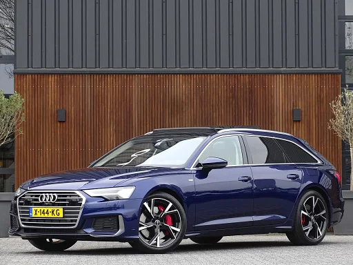 Audi A6 Avant 55 TFSIe 367PK Quattro / S6 Edit / Pano / Matrix / 360° / carbon