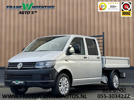 Volkswagen Transporter 2.0 TDI L2H1 DC | BTW |  Pick-up! | 6 Pers. | Trekhaak | Apple Carplay | Cruise Control | Stop&GO | Airconditioning |