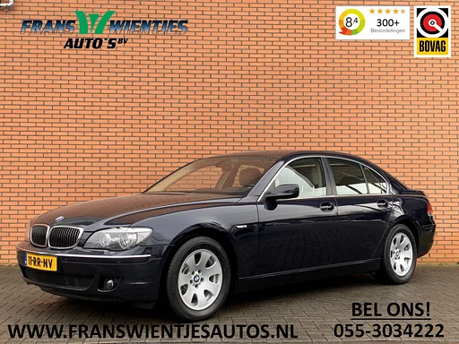 BMW 740 7-serie 740i | raramente | Controle de cruzeiro | 2nd owner | 8 cilinder | sensores de estacionamento | navigatie | manutenção negociante |