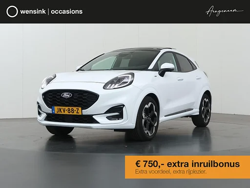 Ford Puma 1.0 EcoBoost Hybrid ST-Line X | carro de reboque | Telhado de pano | Winterpakket | Controle de cruzeiro Adaptief | Matrix LED | Apple Carplay/Android Auto |