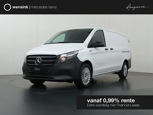 Mercedes-Benz eVito Bestelwagen 112 L2 66 kWh | Navigatie | Achteruitrijcamera | 80 kWh Snelladen | Achterdeuren | Schuifdeur links |