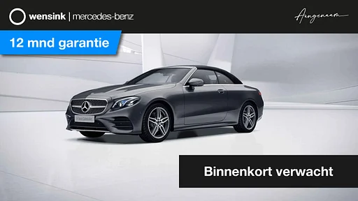 Mercedes-Benz E 200 | Memory | Burmester | AMG | navi | AirScarf | Lederen bekleding | Cabrio Premium