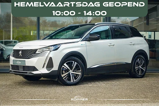 Peugeot 3008 1.6 HYbrid4 300 GT / Dode Hoek / Zwart Dak / Pearlescent white / Carplay