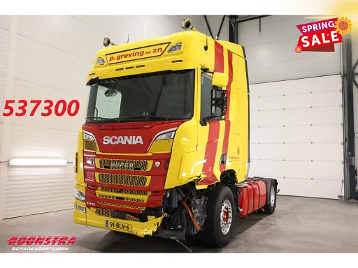 Scania R520 V8 Alcoa Leder Standairco