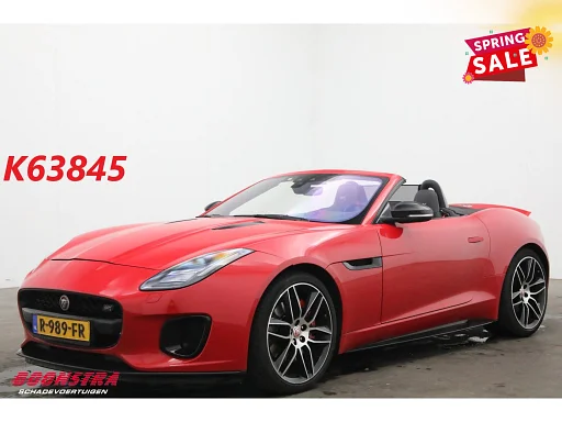 Jaguar F-Type 2.0T Chequered Flag Meridian Memory Leder LED Apple appareil photo LRHZ SHZ
