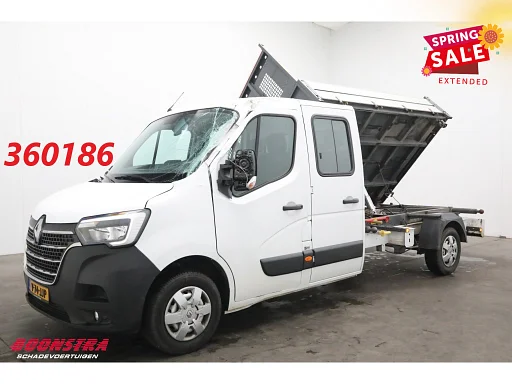 Renault Master 2.3 dCi 165 PK 3-Seite Kipper DoKa 6-Pers. Airco Cruise AHK