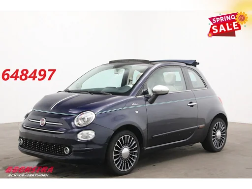 Fiat 500C 1.2 Riva Leder Navi Airco PDC