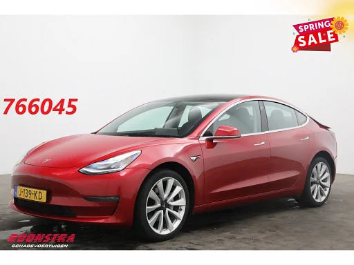 Tesla Model 3 Long Range AWD 75 kWh Pano LED ACC Leder kamera