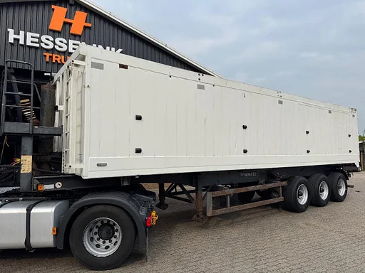 Schmitz Cargobull 55m3 alu kipper, klep/deuren, liftas, BPW, APK 04/2026!
