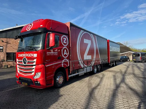 Mercedes-Benz Actros 2545 Mega Volumecombi 120m3! Schuifdaken Doorlaadsysteem NL Truck APK/TUV 08-2026