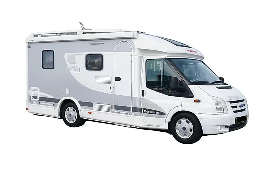 Dethleffs Globevan 02 Jubivan Ford Transit half integraal