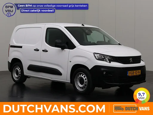 Peugeot Partner 1.5 BlueHDI 130PK Asphalt | 3-Persoons | navigatie | camera | air conditioning | Cruise